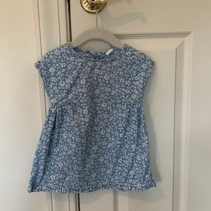 Gap floral denim dress